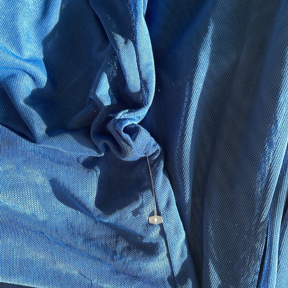 Marina NWOT Plus Size 3/4 Sleeve Embellished Boat Neck Tiered Dress Size 24 - Picture 11 of 11